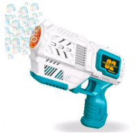 Мильні бульбашки B44 (24шт) пістолет, 19см, запаска 7,5-3,5см, на бат-ці, в кор-ці, 20,5-17-6,5см