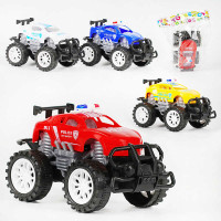 Джип 069-3 (420/2) 4 кольори, інерція, у пакеті, ВИДАЄТЬСЯ ТІЛЬКИ МІКС ВИДІВ