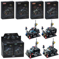 Конструктор B2178 (48шт) поліція, машина, від 269дет, в кор-ці, 4шт(4види) в дисплеї, 35-26-16см