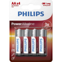 Батарейка PHILIPS PowerLife LR6-P4B ( 4 bl )