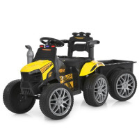 Дитячий електричний трактор Bambi M 6219 EBLR-6 з причепом, 1акум.12V4,5AH, 2мотори25W