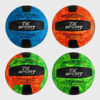 М'яч волейбольний C 62443 (100) "TK Sport", 4 види, 280-300 грамів, матеріал м'який PVC, ВИДАЄТЬСЯ Т