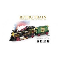 Потяг JP 588-102 C (24) 43х9,7х11,2 см, звуки, мелодії, підсвічування, парогенерація, інерція, в кор