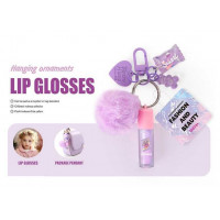 Брелок з косметикою 2617 N (360) ЦІНА ЗА 1 ШТУКУ, блиск для губ, металеві кріплення, в пакеті