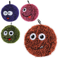 М'яч дитячий MS 4912 (30шт) 9 дюймів, плюш, 120г, 4 види, упаковка пакет 10шт