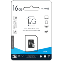 Карта памяті T&G micro SDHC (UHS-1) 16GB class 10 (без адаптеров)