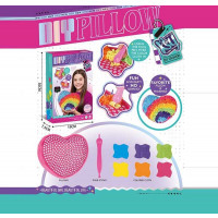 Набір для творчості "Прикрась подушку" KSY 973 (60/2) фігурна основа, стилус, клаптики тканини, деко