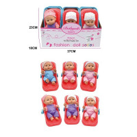 Пупс 19см 9905-11 в переносці 6шт.в кор.37*18*23