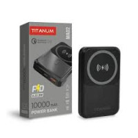 Батарея POWER BANK TITANUM TPB-MA02 10000mAh Wireles 22.5W QC+PD Black