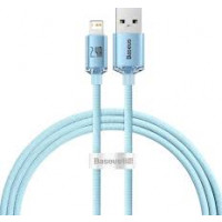 Кабель Baseus Crystal Shine USB-iP, 2.4A, 1.2 м