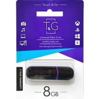 Флешка USB T&G 012 Jet series 8GB Black,7529