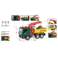 Спецтехніка WY 1117 A (18) світло, звук, кран, інерція, масштаб 1:10, висувна стріла, гумові шини, в