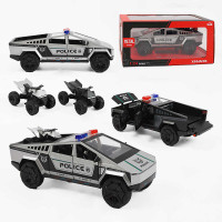 Машинка A 2469 (24) 2 види, “Поліція”, металопластик, інерція, звуки, підсвічування, масштаб 1:24