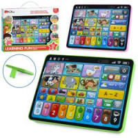 Планшет 35847 (36шт) 21,5-15,5см, навчальний (алфавит, тварини,муз.інструменти, фігури, кольори,цифр