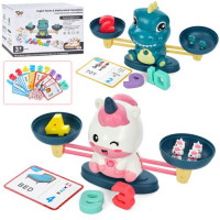 Балансир DW558-07-08, динозавр, цифри, картки, в кор-ці