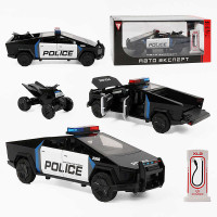 Машинка RS-36124 (24) "Авто Експерт", електромобіль, зарядна станція, металопластик, масштаб 1:24, з