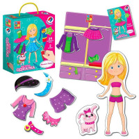 Гра настільна Vladi Toys магнітна одягалка. Меган і Поллі VT3702-11 (укр)