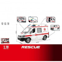 Машинка WY 1152 A (18) "Швидка допомога", підсвічування, звуки, інерція, двері відчиняються