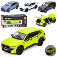 Машина AP-2097 (12шт) АвтоСвіт, 1:24, метал, інерц, 21см, звук,світло, відчиняються двері/багажник/к