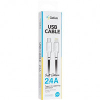 Кабель USB Gelius Full Silicon GP-UCN001CL Type-C to Lightning (1.2m)