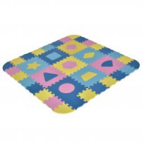 Килимок-пазл ME 1168 Figures (6шт) EVA, фігури-пазли, 37шт/у наборі(9 пазлів 31х31х1см+28 бортиків),