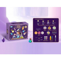 Набір для творчості 708-1 (60/2) 12 флакончиків, блискітки, клей, кольорові пігменти, в коробці