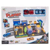 Гараж P8688A-3 (36шт) 36,5-19,5-10,5см,машинка 2шт, в кор-ке,33-26,5-6см