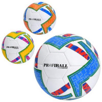 М'яч футбольний 4000-14 (30шт) розмір 5, Prsima ПУ, ручна робота, 32 панелі, 410-430г, 3 кольори, в