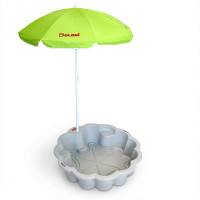 Doloni Пісочниця - басейн "Квітка" з парасолькою арт. 01235/09 св.сірий, 800х870х200 мм