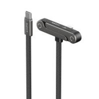Кабель HAVIT CB6386 USB-C - Lightning PD30W Black/Gray 1.2m with Holder