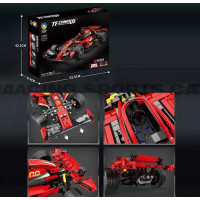 Конструктор 49006 (10) “Машина”, 1348 деталей, гумові колеса, у коробці