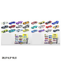 Набір модельок 10шт. MC-3538F/3637F метал.2в.кор.28,5*4,5*18,5 /72/