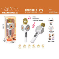 Мікрофон 1816 A (144/2) Bluetooth, зміна голосу, ехо, кілька режимів, AUX, роз’єм для TF-карти, підс