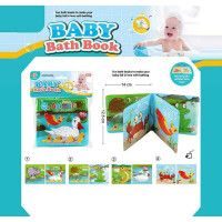 Книжечка для ванни 2022-102 (408/2) "Тварини", написи англійською мовою, водонепроникні сторінки, пи