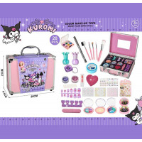 Набір косметики 768-71 C (48/2)  тіні, глітер, блискітки, щітка для волосся, аксесуари для манікюру,