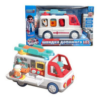 Музична машинка 46349 (24) "WToys", ОЗВУЧУВАННЯ УКРАЇНСЬКОЮ МОВОЮ, "Швидка допомога", пісні, цікаві
