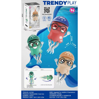 Восьминіжка  арт. HJ1048 (72шт/2) 3 кольри мікс, батар.,танці, рухи, короб. 21,2*11,2*11,4 см