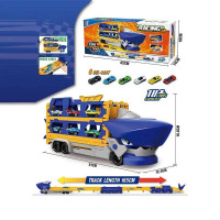 Трейлер K 305 (24) 6 металопластикових машинок, 2 механічні запускачі, в коробці