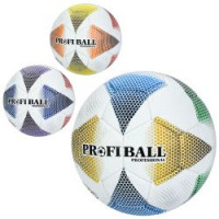 М'яч футбольний 2500-306 (30шт) розмір 5,  ПУ1, ручна робота, 32 панелі, 410-430г, 3 кольори, в паке