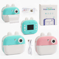 Фотоапарат-принтер C 73495 (40) 2 кольори, type-C, роз’єм для TF-карти, фото, відео, плеєр, 5 ігор,