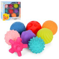 Іграшка для купання CQS631-1 (36шт) м'ячик 8шт, 6,5см, в кор-ці, 26,5-25,5-7,5см