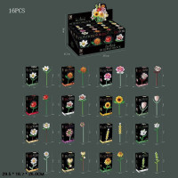 Конструктор  арт. M5026 (480шт/2)  Flovers, 16шт у дисплей боксі 29,5*16,7*26см