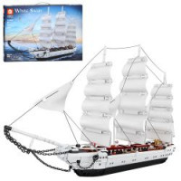 Конструктор FC6006 (6шт) морська серія, корабель/вітрильник, 66см, 1672дет, в кор-ці, 62-44-10,5см