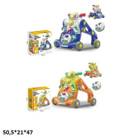 Каталка ігр.центр Перші кроки 886-15/886-16 2в1 батар.муз.світ.2кол.кор.50,5*21*47 /4/