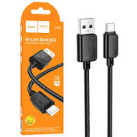 Кабель USB X113 Type-C 3A Чорний