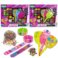 Креативні прикраси 90380 (24/2) "4FUN Game Club", 2 види, віяло, браслети, аксесуари, намистини,