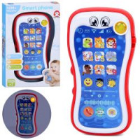 Телефон мобільний EA040 (48шт) 14-8-2,5см, музика, звук(англ), світло, на бат-ці, в кор-ці, 12-18-3с