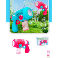 Мильні бульбашки 068 пістолет 17,5см, світло, запаска 7,5-3,5см, 2 кольори, на бат-ці