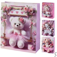 Пакет подарунковий великий M Teddy  26*32 R33707M