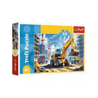 Пазли Trefl "60" Екскаватор-навантажувач трактор 1 шт,74069